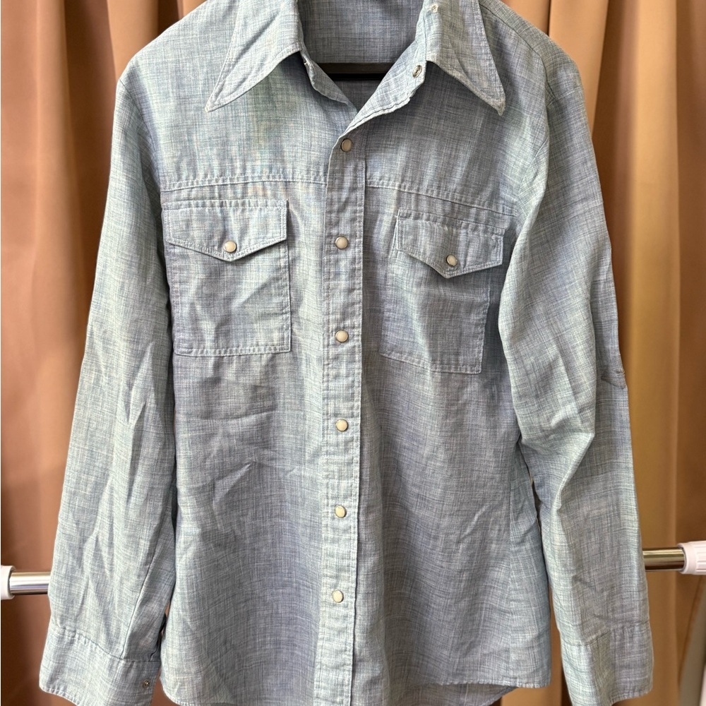 Sears Light Blue Perma Prest Shirt